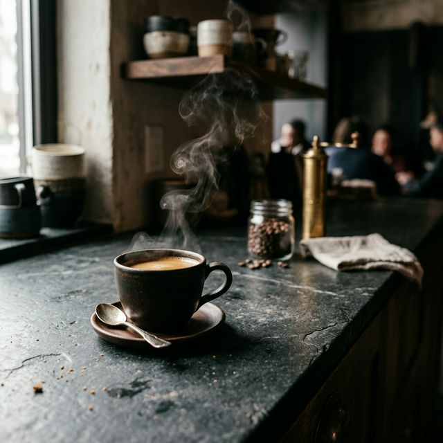 Authentic Espresso Pouring